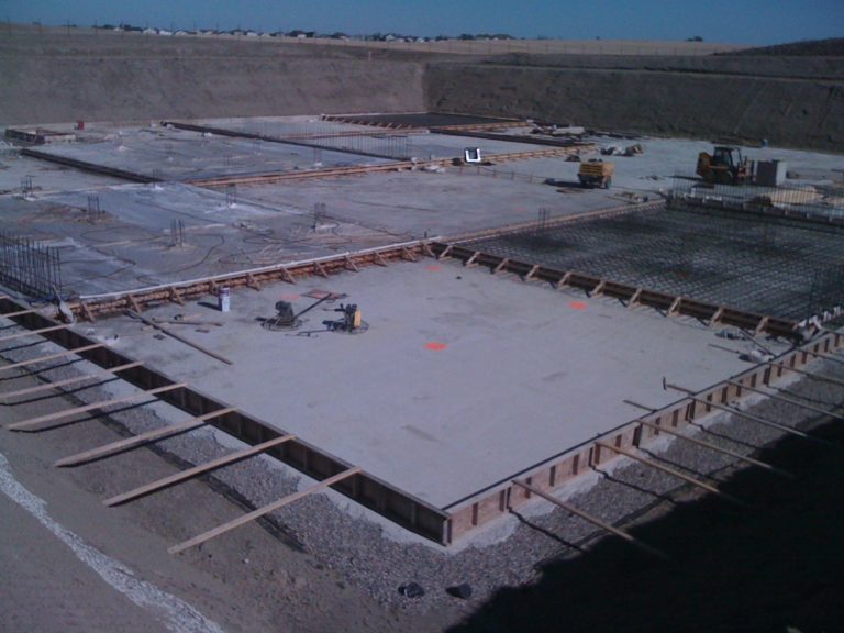 concrete forming, water storage, construction joint